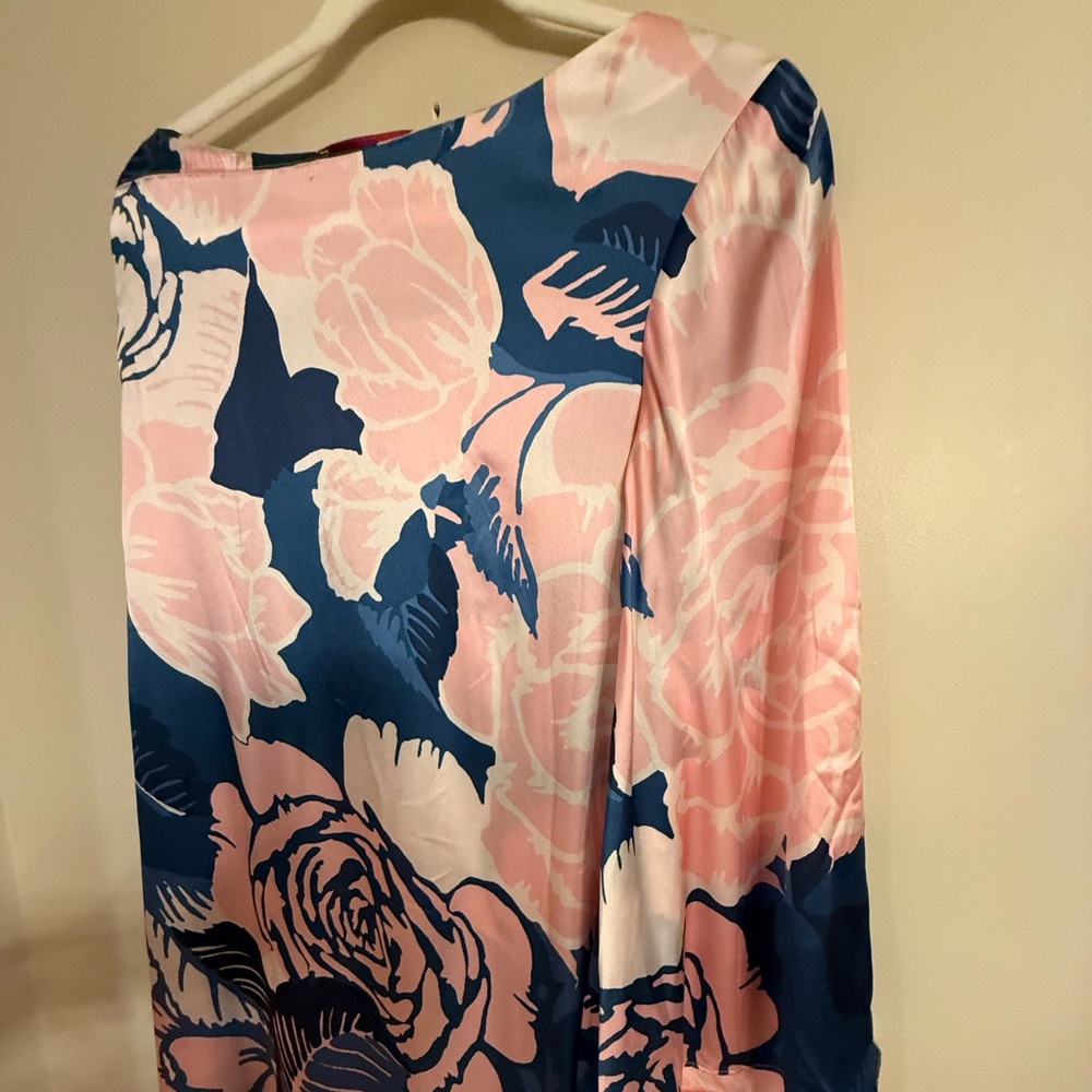 Figue Greta Floral-Print One-Shoulder Slit-Hem Silk Maxi Dress - Picture 12 of 16